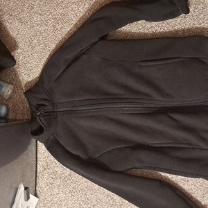 Womens black zip up jacket